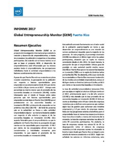 Resumen ejecutivo 2017 GEM Puerto Rico